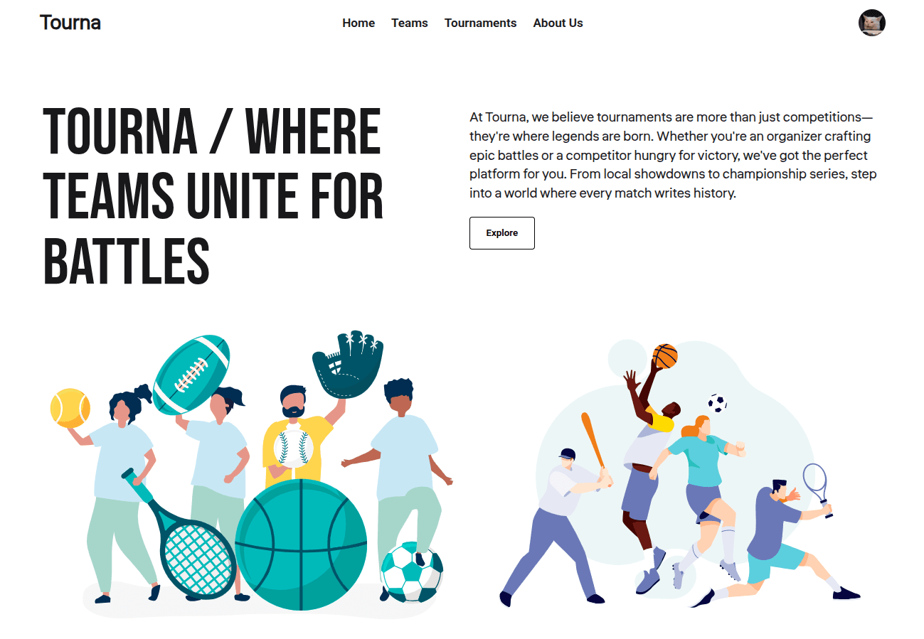 Screenshot of Tourna - Tournament Manager